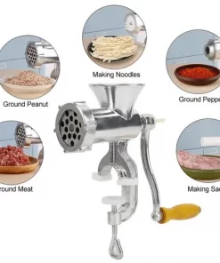 Machine Hachoir à Viande Manuel Multifonction Broyeur de Poivre d'Epices