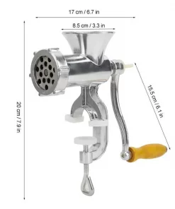 Alternative view of Machine Hachoir à Viande Manuel Multifonction Broyeur de Poivre d'Epices
