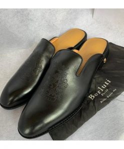 Babouche Berluti En cuir Noir pour Homme