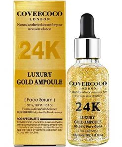 Sérum facial hydratant anti-acnéique 24K LUXURY GOLD AMPOULE 29.99% Pure Gold, 30 ml