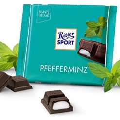 Barre de Chocolat Ritter Sport Menthe Poivrée 100g