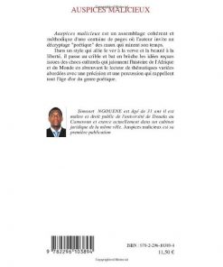 Alternative view of AUSPICES MALICIEUX Broché, 1 janvier 2010 de Simonet Ngouene