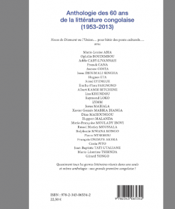 Alternative view of Anthologie des 60 ans de la Littérature Congolaise 1953-2013