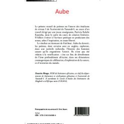 Alternative view of Aube, Poèmes Broché, 26 décembre 2014, de Faustin Mvogo