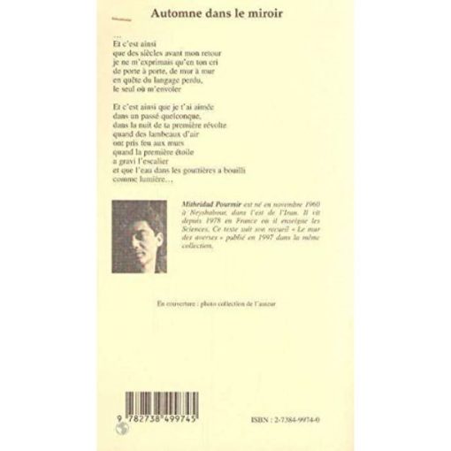 Automne dans le miroir Livre de grande diffusion, 1 janvier 2000, Edition Français de POURMIR MITHRIDAD – Image 2