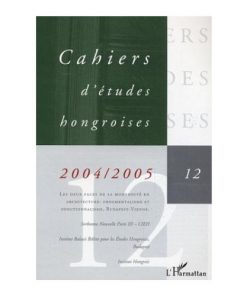 Cahiers d’Etudes Hongroise