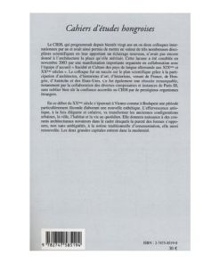 Alternative view of Cahiers d’Etudes Hongroise
