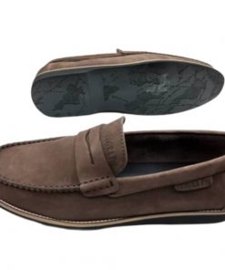 Alternative view of Mocassin en Daim et Cuir à Barette Chaussures Homme