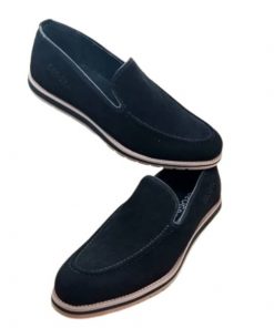Chaussures, Mocassin en Daim et en Cuir pour Homme