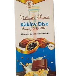 Chocolat au Lait et aux Arachides Kàkâw Dise 100g