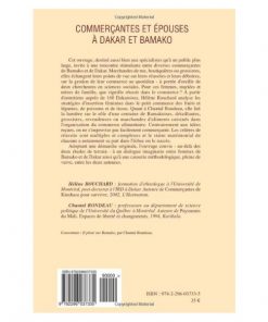 Alternative view of Commerçantes Et Epouses A Dakar Et Bamako La Réussite Par Le Commerce