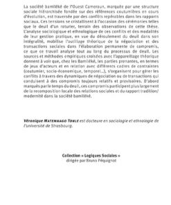 Alternative view of Conflits, Coutume et Deuil en Afrique Subsaharienne