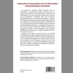 Alternative view of Discours et Sexe Dans les Littératures Francophones D’Afrique : Vers un Changement des Mentalités?