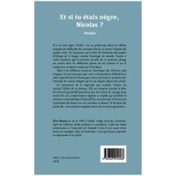 Alternative view of Et si tu étais nègre, Nicolas ?Poésie Broché, 1 novembre 2013 de Eric Onana Awono