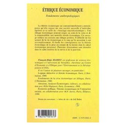 Alternative view of Ethique Economique (Fondements Anthropologiques)