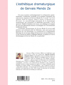 Alternative view of L’Esthétique Dramaturgique de Gervais Mendo ze