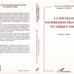 La Nouvelle d’Expression Française en Afrique Noire