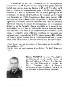 Alternative view of LA PAIX CALOMNIÉE ou les conséquences économiques de M. Keynes