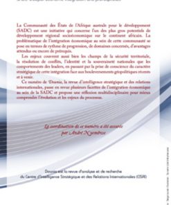 Alternative view of LA SADC : INTÉGRATION ÉCONOMIQUE ET PRÉREQUIS