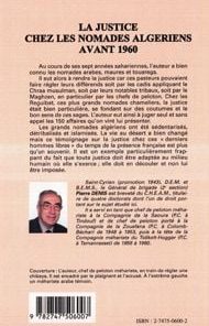 Alternative view of La Justice chez les Nomades Algériens Avant 1960