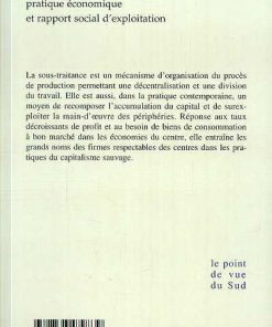 Alternative view of La Sous-traitance en Périphérie - pratique Économique et Rapport Social d'Exploitation