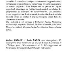 Alternative view of Le Capital Social en Action: Territoires et Transferts