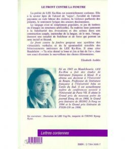 Alternative view of Le Front Contre la Fenêtre de LEE KA-RIM