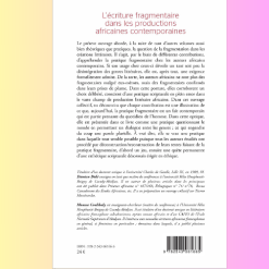 Alternative view of L’Ecriture Fragmentaire dans les Productions Africaines Contemporaines