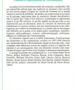 Alternative view of L’Environnement en Perspective (Contextes et Représentations de L’Environnement)