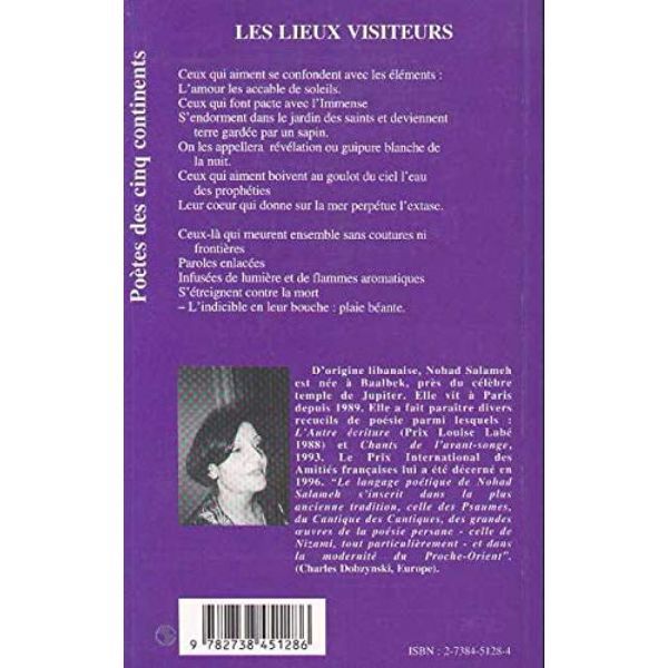 Lieux visiteurs Livre broché, 1 février 1997, Edition Français de SALAMEH NOHAD – Image 2