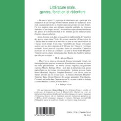 Alternative view of Littérature Orale, Genres, Fonctionnent réécriture