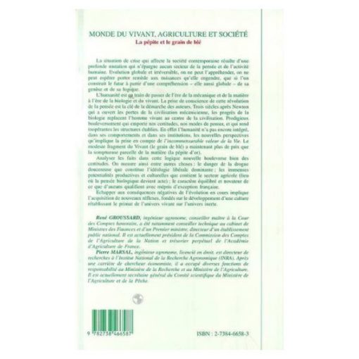 Monde Du Vivant, Agriculture Et Société (La Pépite Et Le Grain De Blé) – Image 2