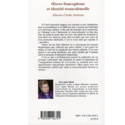 Alternative view of Œuvre Francophone et Identité Transculturelle