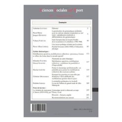 Alternative view of Sciences Sociales et Sport n°5-Novembre 2012