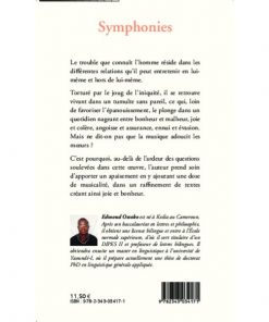 Alternative view of Symphonies, Poésie (Anglais) Broché,1 juin 2014, Édition française de Edmond Ossoko