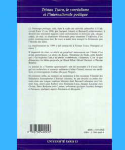 Alternative view of Tristan Tzara, le Surréalisme et l’Internationale Poétique