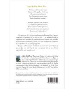 Alternative view of Une Quête Sans Fin… Poèmes de Fidèle Mohdestes Tagatsing Tankou