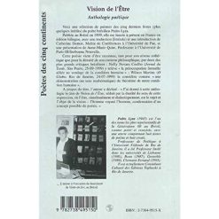 Alternative view of Vision de l'etre de Visao do Ser, Anthologie poétique ( Anglais) Broché, 1 août 2000, édition française de Pedro Lyra