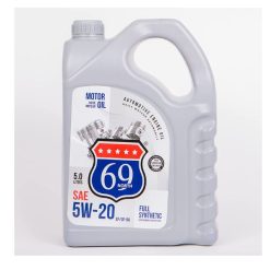 69 North Huile Moteur SAE 5W-20 Carafe de 5 litres Pour 12 000 Km