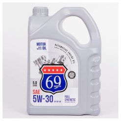 69 North Huile moteur SAE 5W-30 Carafe de 5 litres Pour 12 000 Km