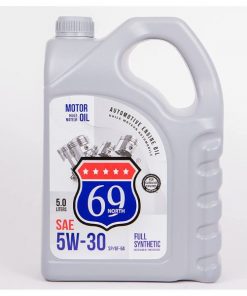 69 North Huile moteur SAE 5W-30 Carafe de 5 litres Pour 12 000 Km