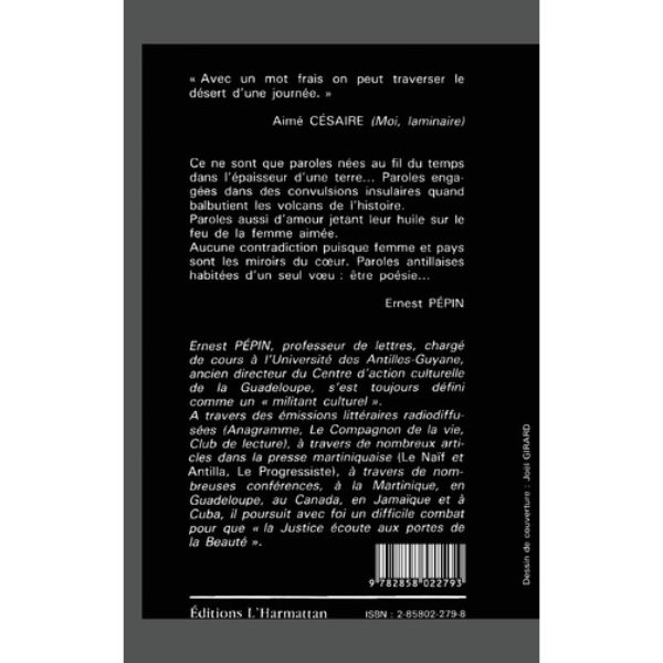 Au verso du silence de Ernest Pepin, Collection : Encres Noires – Image 2