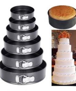 6 Moules à Gâteau Ronds Patisserie