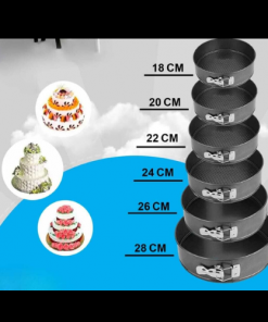 Alternative view of 6 Moules à Gâteau Ronds Patisserie