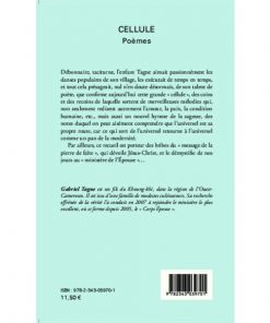 Alternative view of Cellule: Poèmes Broché, Livre grand format, 1 octobre 2014 de Gabriel Tagne