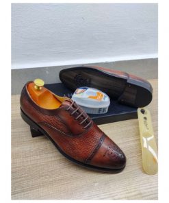 Alternative view of Chaussures Pull Dayton en Cuir avec Motifs Crocodile pour Homme