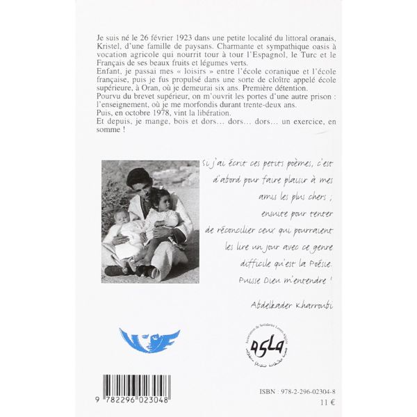 Esquisses au Pays Bleu Poemes Reliure inconnue, 2 février 2007 de Abdelkader Kharroubi – Image 2