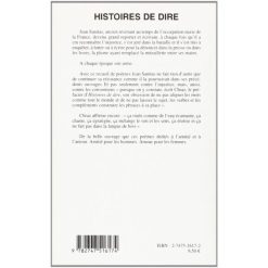 Alternative view of HISTOIRES DE DIRE (Anglais) Broché, 1 juin 2002, Édition française de Jean Sanitas