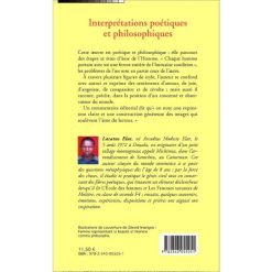 Alternative view of Interprétations poétiques et philosophiques: Une poésie qui parcourt la vie (Anglais), de Lacatus Elat 2015