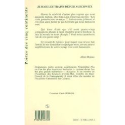 Alternative view of Je hais les trains depuis Auschwitz Mass Market Broché, Édition française de Noureddine Aba (Auteur)